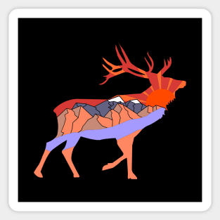 Deer Land Sticker